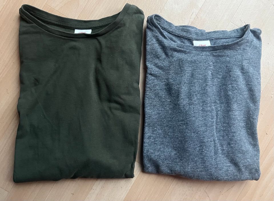 2 x S.Oliver Langarmshirts/Longsleeves Größe 152 in Schwetzingen