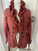 Khujo Jacke rot braun mit Rüschen Gr, M (fällt kleiner aus) Hessen - Kassel Vorschau