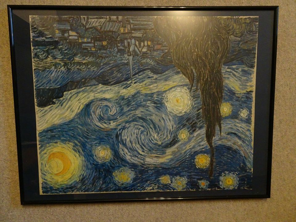 Gerahmtes Bild Vincent van Gogh Sternennacht in Rinteln