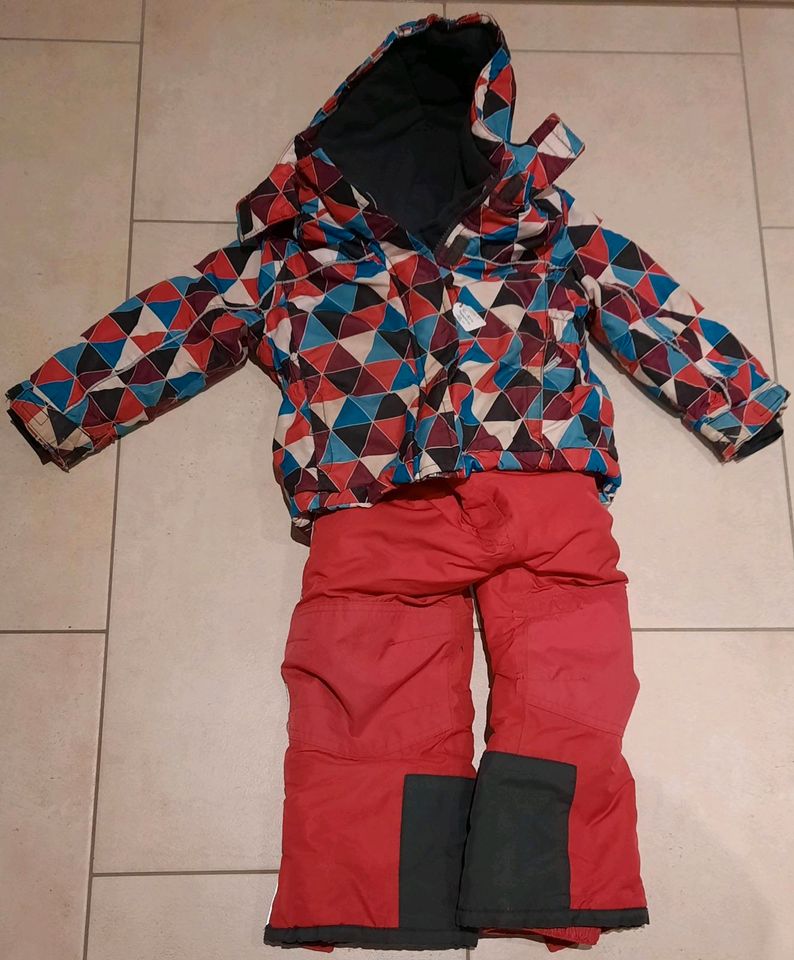 TOPOLINO Schneeanzug Winterjacke Schneehose Gr. 104 Mädchen in Rudersberg