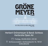 2 Tickets für Gröenemeyer in Karlsruhe 09.08.24 (Stehplatz,Bühne) Eimsbüttel - Hamburg Schnelsen Vorschau