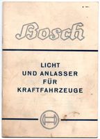 Oldtimer Veteranen Bosch "Licht und Anlasser" 1937 Anleitung Heft Baden-Württemberg - Schopfheim Vorschau