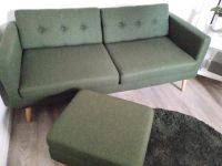 Sofa Crom 3-Sitzer mit Hocker, antikgrün Wandsbek - Hamburg Bramfeld Vorschau