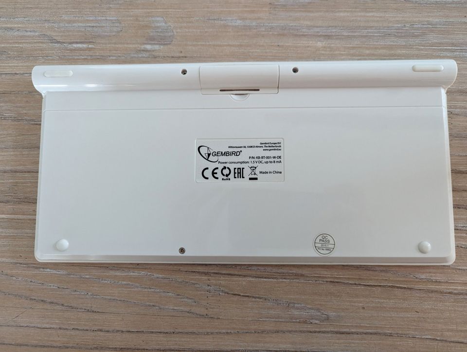 Tragbare Gembird Mini-Tastatur Weiß in Nürnberg (Mittelfr)