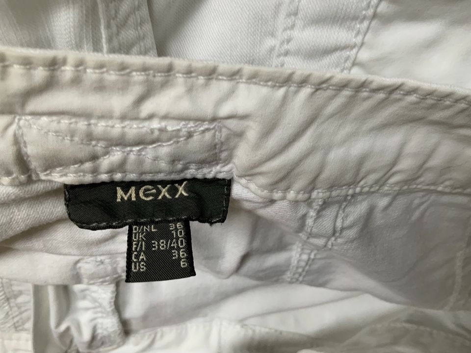 MEXX Rock lang Weiß Größe 36 S in Düsseldorf