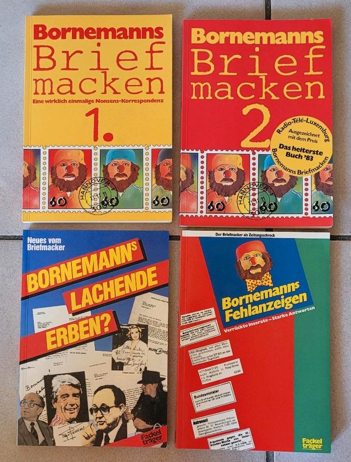 Bornemanns Fehlanzeigen, Briefmacken und Lachende Erben 4 Bücher in Weisenheim am Berg