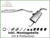 Auspuff Set für SUZUKI GRAND VITARA II 2.0 Mittel + Endtopf Nürnberg (Mittelfr) - Mitte Vorschau