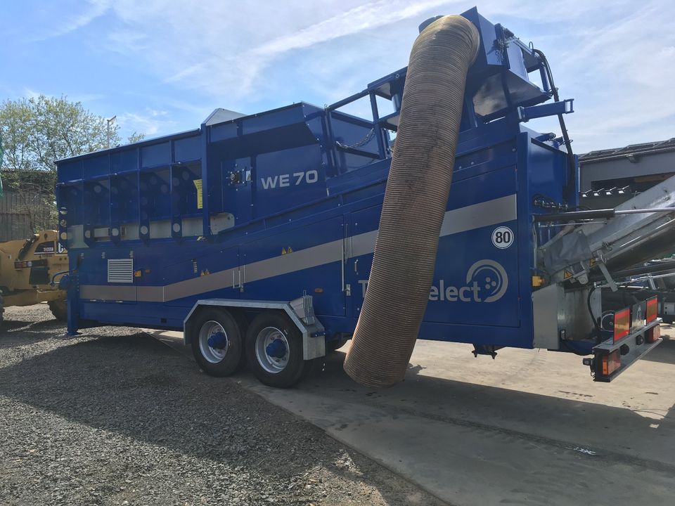 Terra Select Windsichter Leichtstoffseparator Folie Plastik miete in Großenlüder