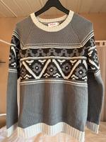 Pullover mit Norweger-Muster, grau, S/M, bonprix Bayern - Herzogenaurach Vorschau