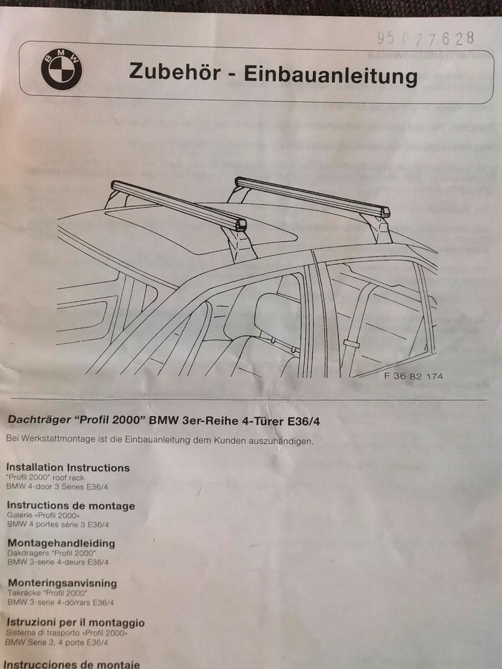 BMW -Fahrraddachträger / BMW in Merzenich