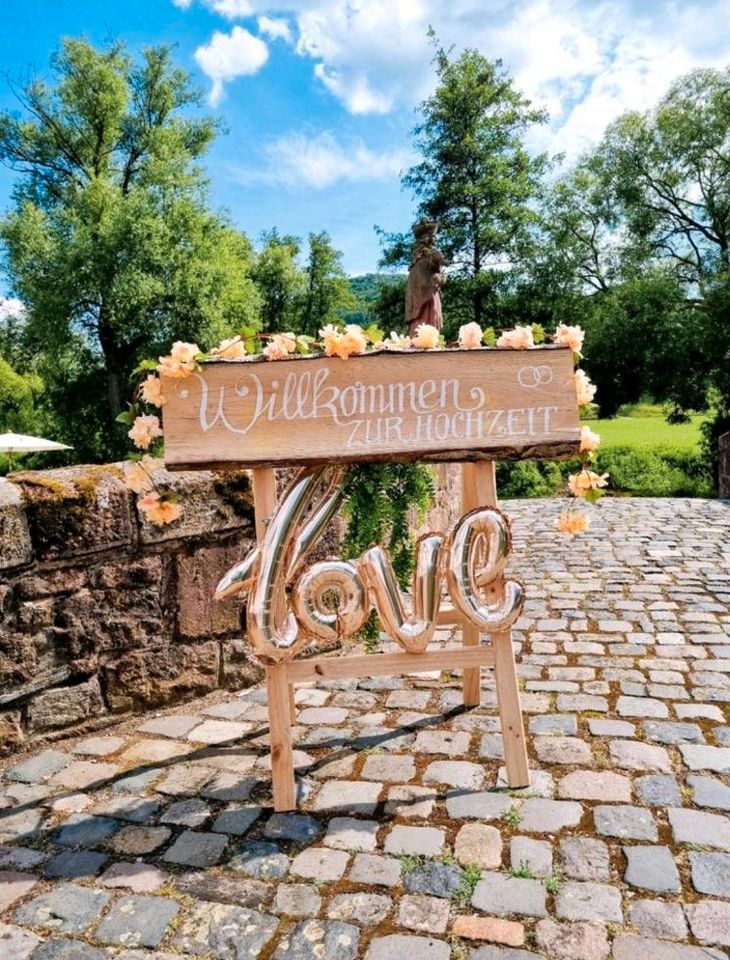 ‼️Wegweiser Hochzeit Willkommen zur Hochzeit Willkommensschild in Hammelburg