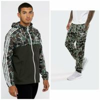 Adidas Camouflage Camo Anzug Windbreaker Jacke Hose Sweater Anzug Altona - Hamburg Lurup Vorschau