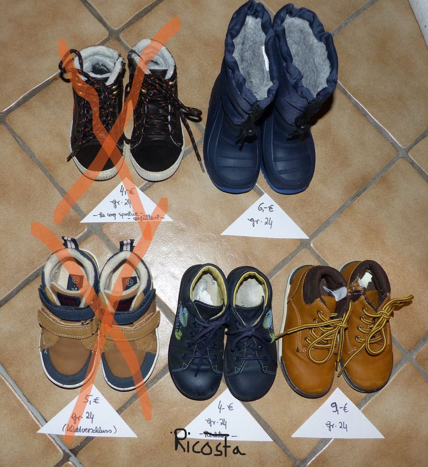 Kinderschuhe Schuhe Gummi-Stiefel Booties /Ricosta,Gr.24 in Florstadt