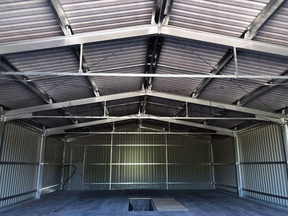 8x20x4,3m Stahlhalle Konstruktion - Industriehalle Lagerhalle PV in Düsseldorf