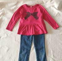 Mädchen Set - Jeggings und Shirt Gr. 116/122 Nordrhein-Westfalen - Ratingen Vorschau