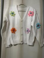 Strickjacke cardigan Jacke Blumen floral Stickerei Strick Harburg - Hamburg Marmstorf Vorschau