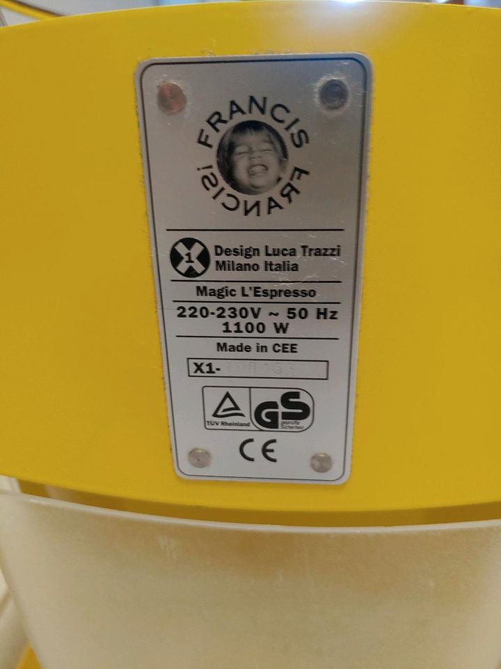 FrancisFrancis! X1 Espressomaschine / Farbe Gelb in Oberhaching