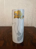 Scherzer Vintage Porzellanvase mit goldenem Blumendesign Niedersachsen - Verden Vorschau