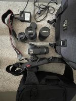 Canon EOS 700D +EFS 55-250mm +75-300mm +50mm +18-55mm+ Taschen Münster (Westfalen) - Geist Vorschau