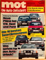 MOT die Auto Zeitschrift 11/1982 Mazda 929 BMW 528i VW Derby Golf Essen - Essen-Frintrop Vorschau