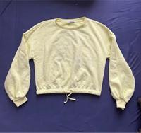 Only Damen Pullover neon gelb Schnürung Berlin - Lichterfelde Vorschau