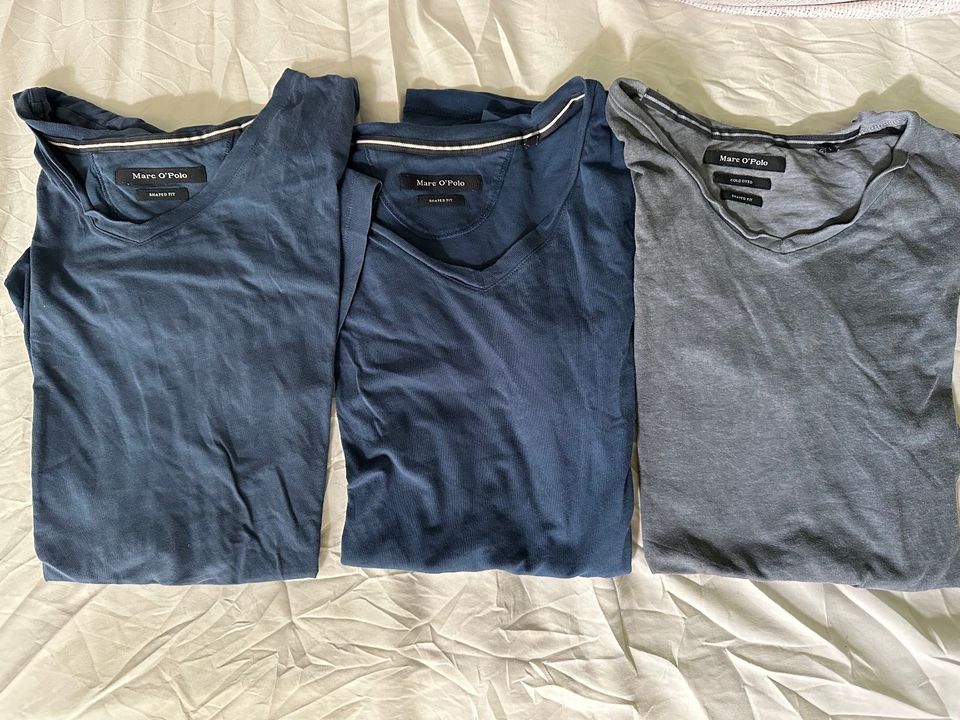 Paket 4 Marc O'Polo T-Shirts gebraucht, diverse Blutöne in Berlin