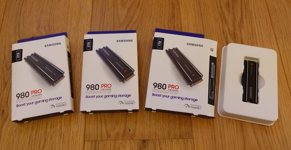 3x Samsung 980 PRO, 2x 2TB, 1x1TB, NEU in Freilassing