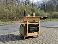 Grilwagen Kochwagen Buche mit Ofen und Gasflasche Nordrhein-Westfalen - Herzebrock-Clarholz Vorschau