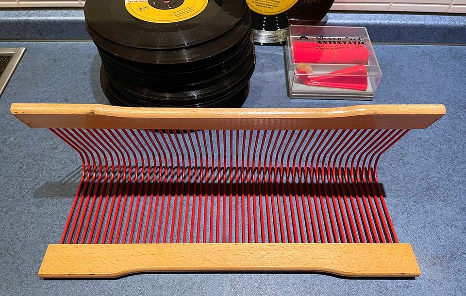 Großer Vintage Plattenhalter Plattofix für 50 Singles in Dortmund