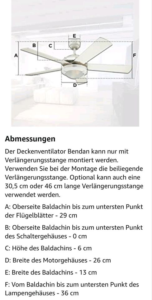 Westinghouse Bendan Deckenventilator Braun LED NEU OVP in Düsseldorf -  Bezirk 3 | Lampen gebraucht kaufen | eBay Kleinanzeigen ist jetzt  Kleinanzeigen