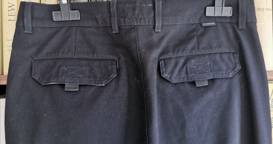 coole schwarze Hose von GIORGIO, Made in Italy, Maße im Text in Zühlen (b Neuruppin)