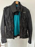 Super schöne ❤️Superdry Lederjacke wie Neu Gr. L Leder Jacke Nordrhein-Westfalen - Hürtgenwald Vorschau