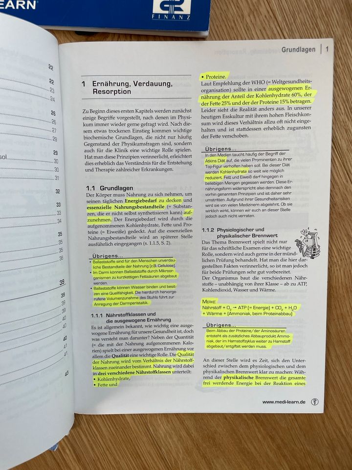 Medi-learn Skriptenreihe Biochemie 1-7 in Kirchhain