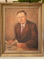 Portrait Ölgemälde, Maler Alfred Dietmann 1959 Nordrhein-Westfalen - Mönchengladbach Vorschau