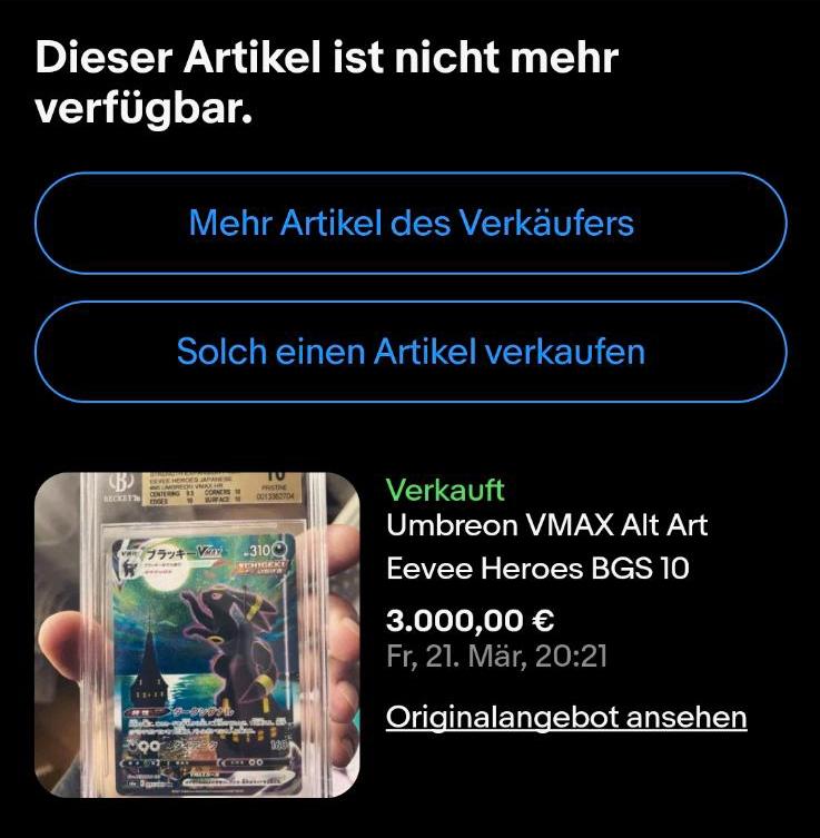 Pokemon Slabs Nachtara VMAX Rayquaza Ex Holon Phantoms Umbreon in Langenfeld
