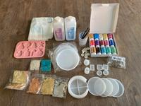Resin Epoxid Formen Farben Basteln DIY Harz Set Epoxidharz Epoxy Baden-Württemberg - Ettlingen Vorschau