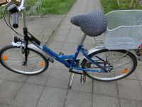 DAMEN-Fahrrad 24 Zoll 3-Gang-Schaltung fast neu blau (NEW VAWE) Brandenburg - Zehdenick Vorschau