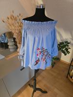 Only Carmen Blusenshirt Gr.40 Nadelstreifen Stickerei Nordrhein-Westfalen - Lünen Vorschau