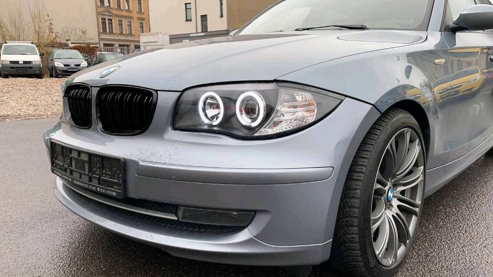 CCFL Angel Eyes Scheinwerfer schwarz für BMW 1er E87 E81 E82 E88 in Calden