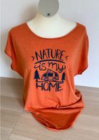 Top Tchibo T-Shirt L 44/46 Neuw orange Vanlife Adventure Bullipri Nordrhein-Westfalen - Oberhausen Vorschau