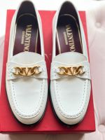 Valentino Garavani Schuhe Loafer weiß gold ❤️ NEU Full Set Wandsbek - Hamburg Sasel Vorschau