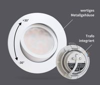 Scandinavian home LED Spot matt weiß dimmbar schwenkbar neu 2 stk Nordrhein-Westfalen - Ratingen Vorschau