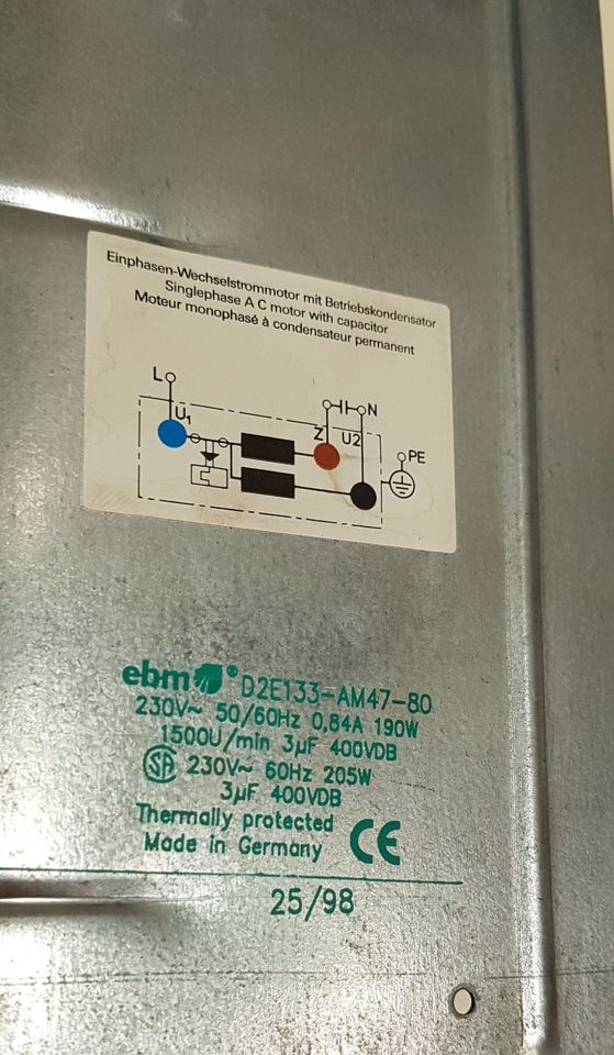 EBM D2E133-AM47-80 ebmpapst Lüfter  in Thomasburg