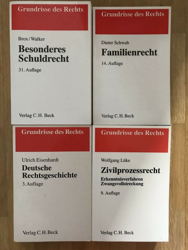 Jura Lehrbücher Zivilrecht Rechtsgeschichte in Mannheim