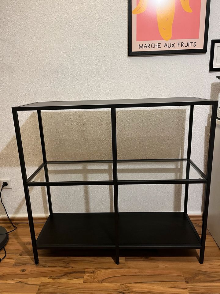 Regal Vittsjö Ikea schwarz/braun Glas in Hamburg