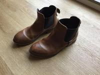 Braune Leder Stiefeletten Chelsea Boots Gr. 38 Mülheim - Köln Dünnwald Vorschau