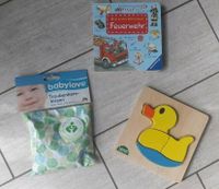 Baby Kleinkind Set - Traubenkernkissen, Feuerwehrbuch, Puzzle Dresden - Blasewitz Vorschau