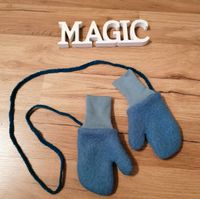 Handschuhe Handmade fleece gefüttert walk wollwalk blau mit band Bayern - Regensburg Vorschau