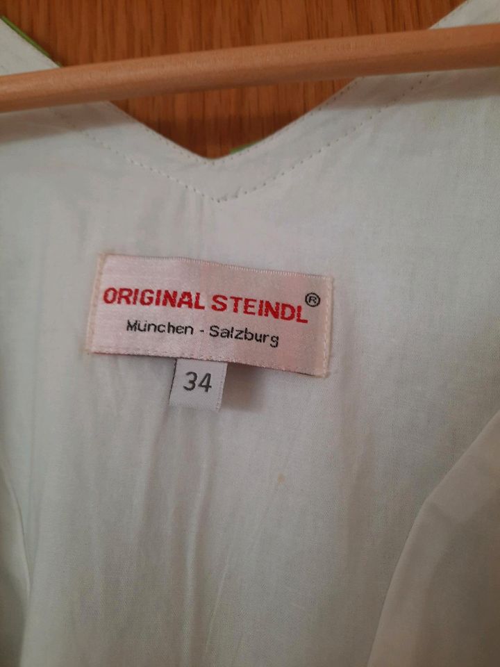 Original Steindl Dirndl 34 grün 100% Baumwolle Wiesn in Halle