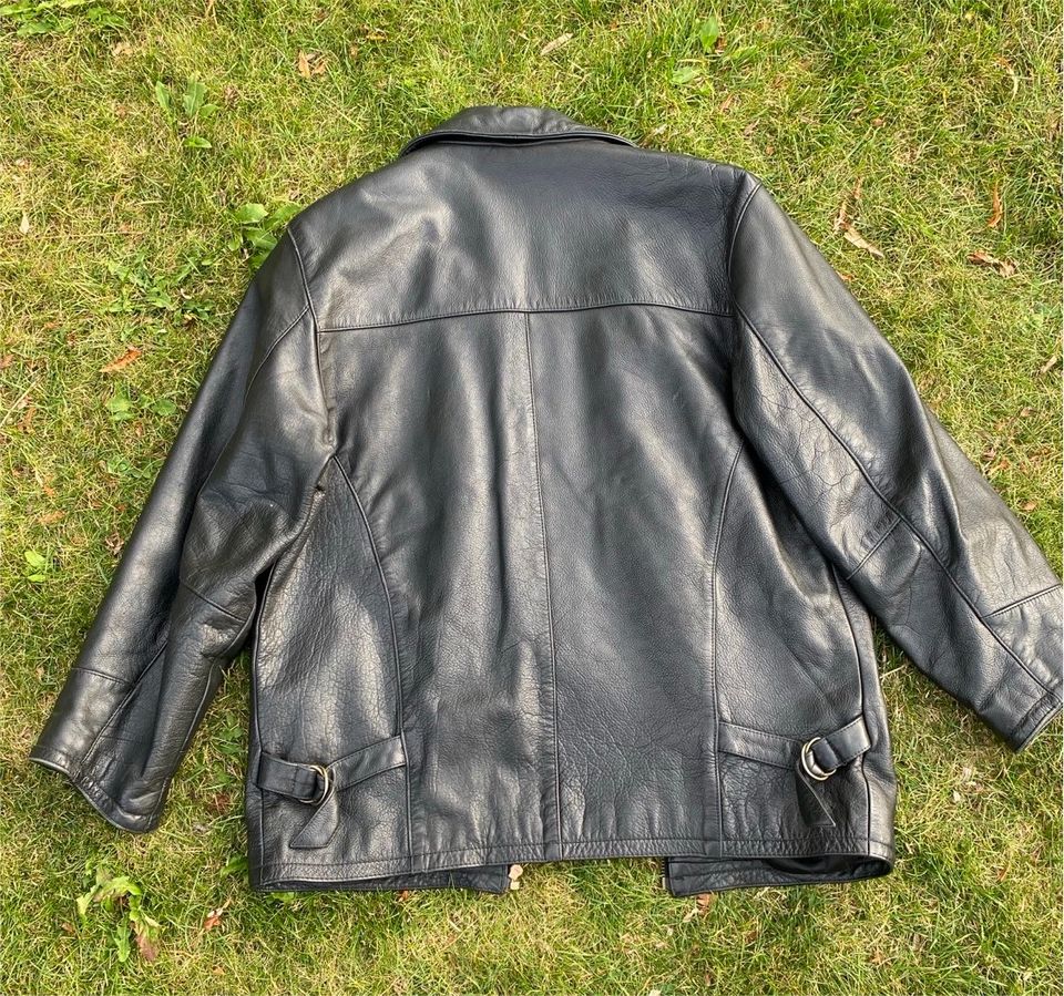 Lederjacke schwarz Größe 36 Echtes Leder in Broderstorf